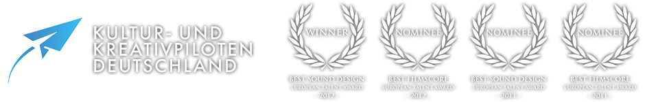 Auszeichnungen für Sound- und Filmscore-Design